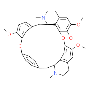 粉防己堿；漢防己甲素